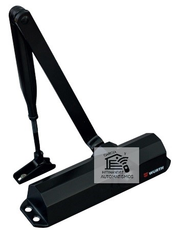 MUELLE CIERRAPUERTAS F 2-4 NEGRO
